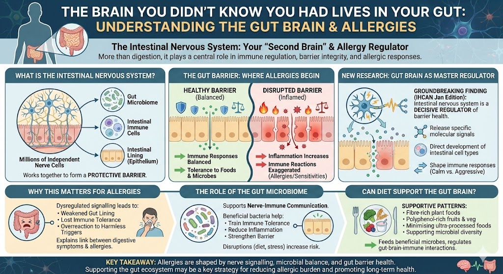 The Gut Brain and Allergies